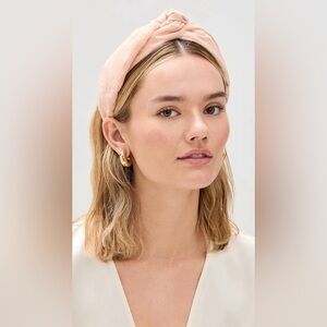 RARE Lele Sadoughi NWT Greta Ombre Silk Headband in Blush